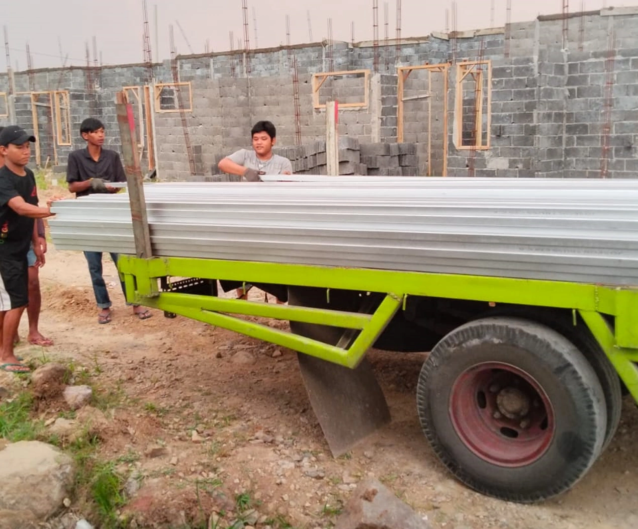 Proyek Rangka Baja Ringan Puri Sepatan