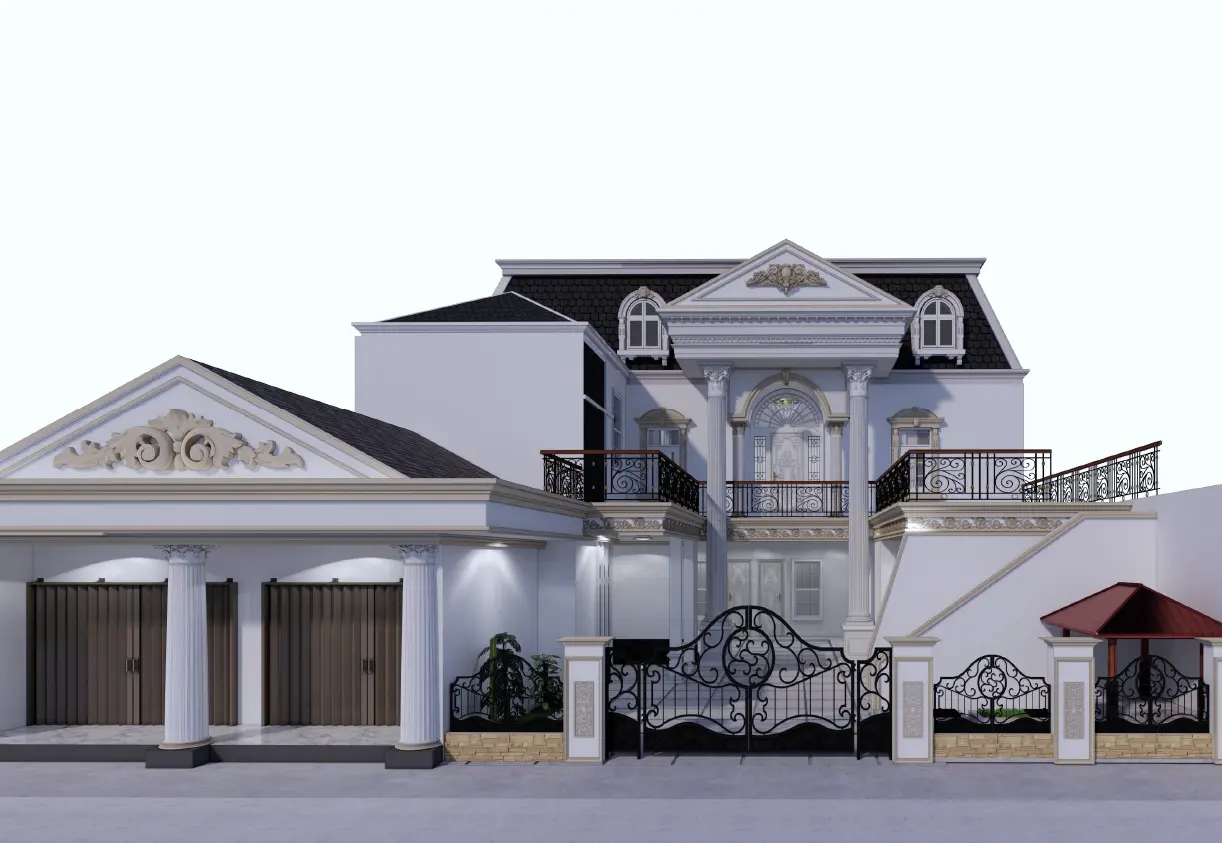 Proyek Pembangunan Rumah Klasik Modern Serang